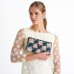 MIDNIGHT BOUQUET EMBROIDERY LARGE POUCH MIDNIGHT BOUQUET EMBROIDERY LARGE POUCH