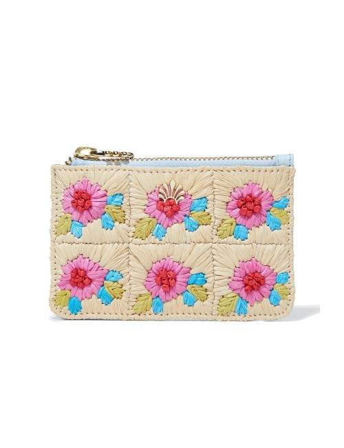 BOUGAINVILLEA BOUQUET TILED FLOWER KEY RING CARD CASE BOUGAINVILLEA BOUQUET TILED FLOWER KEY RING CARD CASE